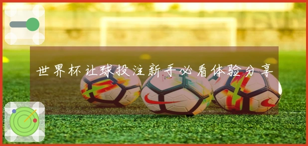 世界杯让球投注新手必看体验分享